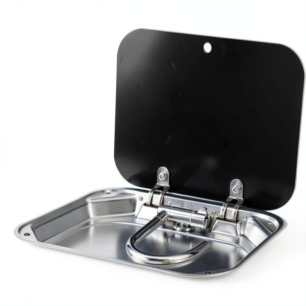 Kunghei Stainless RV Sink with Foldable Faucet-4