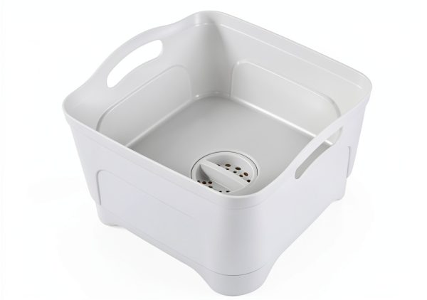 Lesbin RV Kitchen Sink White Plastic E123A Model-1