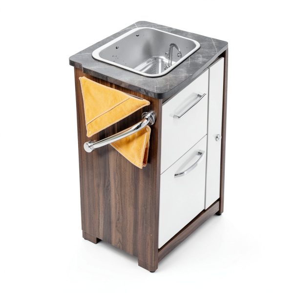 Kunghei Stainless RV Sink with Foldable Faucet-2