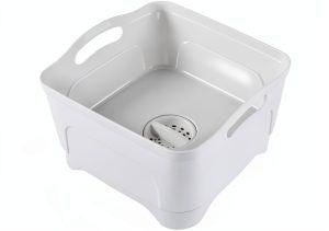 Lesbin RV Kitchen Sink White Plastic E123A Model-0