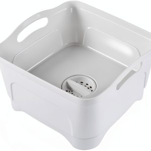 Lesbin RV Kitchen Sink White Plastic E123A Model-0
