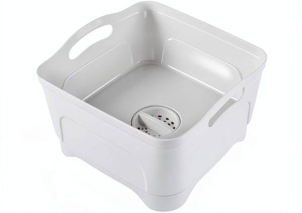Lesbin RV Kitchen Sink White Plastic E123A Model-0