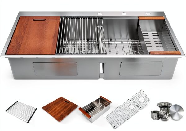 Stainless Kitchen Sink eModern Furniture 16G-0