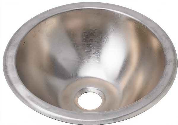 Acouto Stainless RV Sink Modern Round Design-0