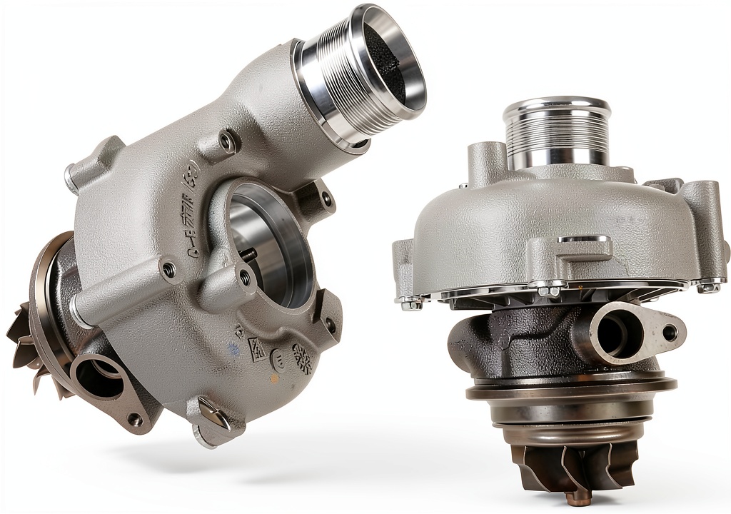 SUPBERC turbocharger housing installed in an Audi engine