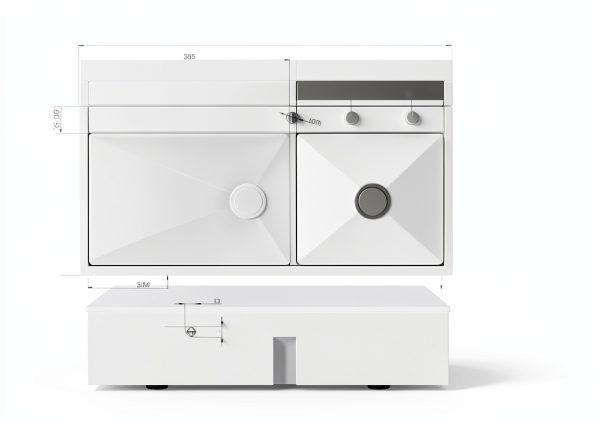 Stainless Kitchen Sink eModern Furniture 16G-7