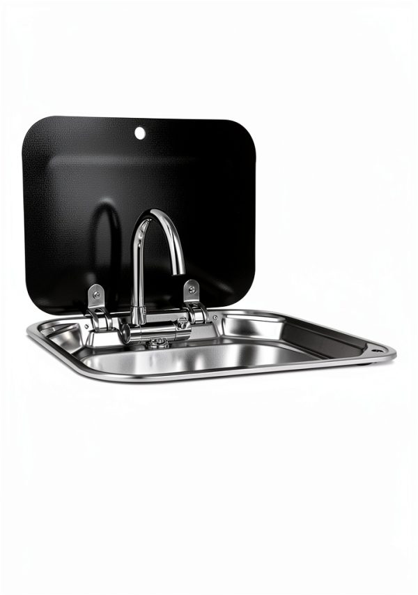 Kreiaoer RV Sink Stainless Steel Convertible-2