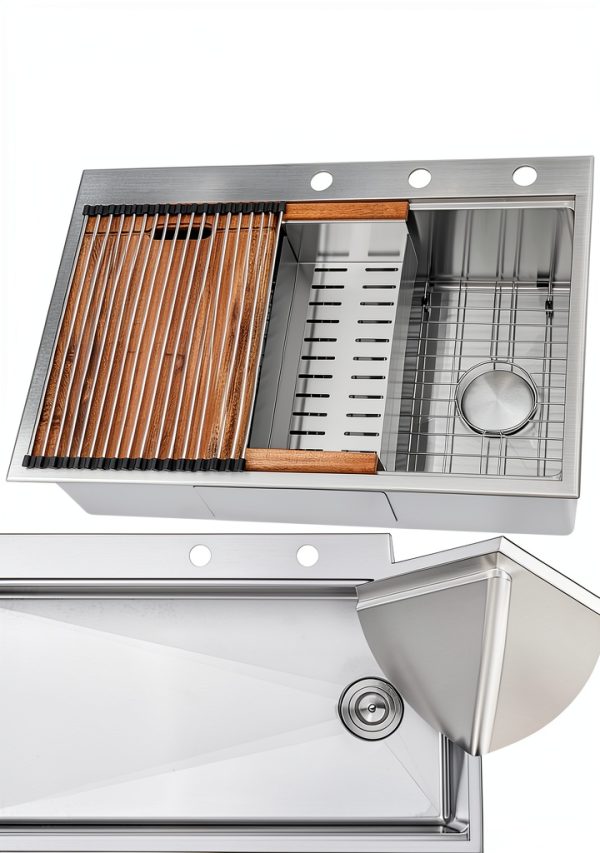 Stainless Kitchen Sink eModern Furniture 16G-5
