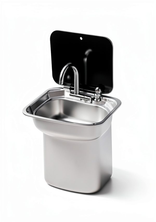 Kreiaoer RV Sink Stainless Steel Convertible-7