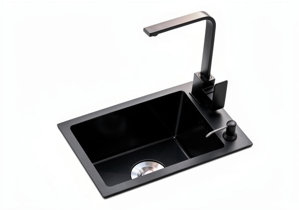 Kferfft Stainless Steel Single Bowl Kitchen Sink-1