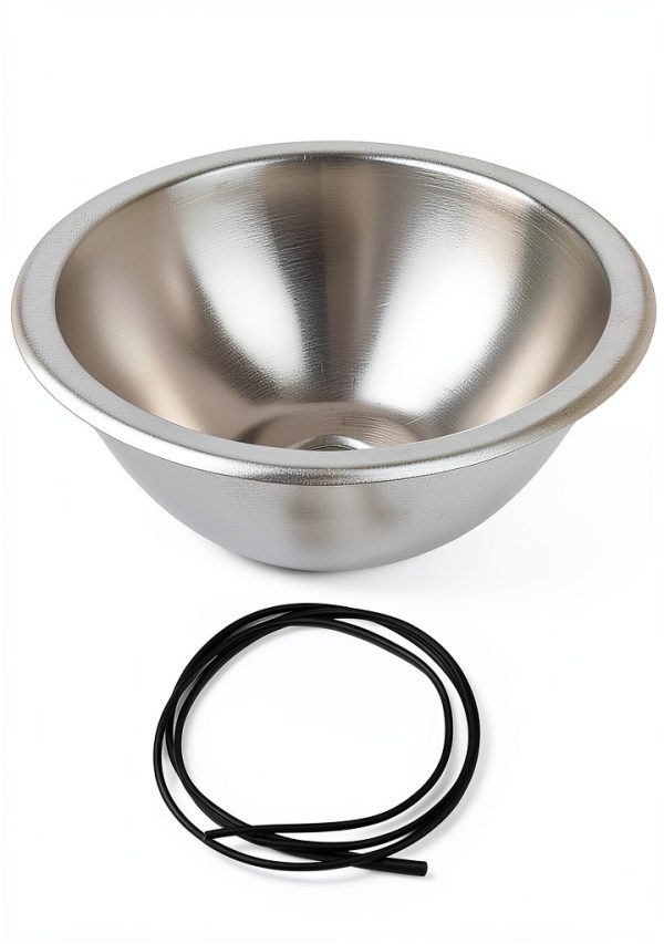 Acouto Stainless RV Sink Modern Round Design-5