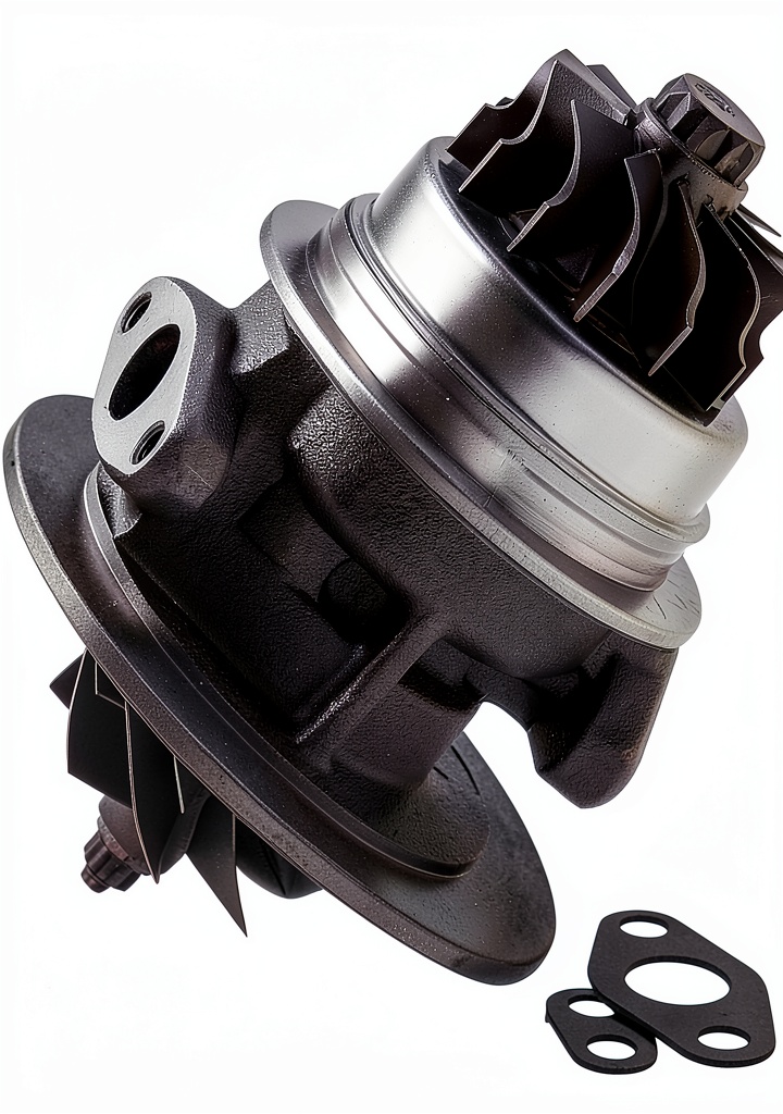 Installing maXpeedingrods Turbocharger for Dodge Ram 6BT 5.9L on a garage workbench
