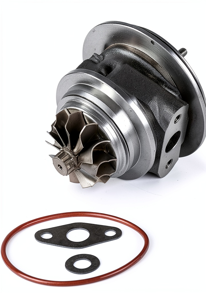 HRBLING turbocharger core installed in a vehicle engine