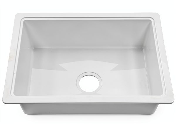 RV Kitchen Sink Lippert ABS Acrylic White-0