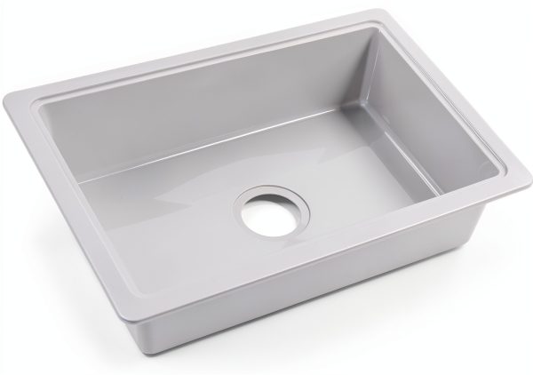RV Kitchen Sink Lippert ABS Acrylic White-1