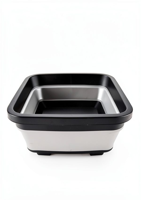 ZIZEV Foldable Stainless Sink Tub 12.6in Travel-6