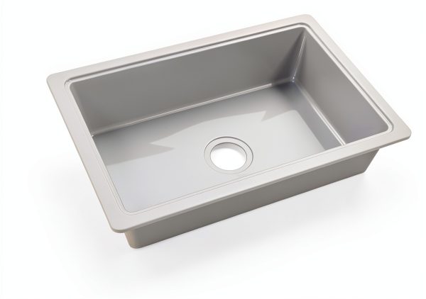 RV Kitchen Sink Lippert ABS Acrylic White-5