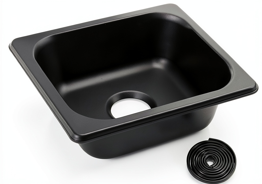 Zohisin RV stainless steel sink in a compact RV kitchen