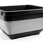ZIZEV Foldable Stainless Sink Tub 12.6in Travel-0