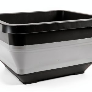 ZIZEV Foldable Stainless Sink Tub 12.6in Travel-0