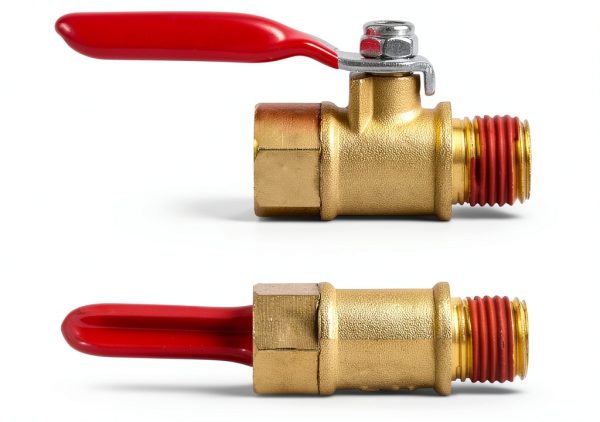 1/4" Heavy Duty Brass Ball Valve Shut Off Switch – BILAL 2 Pack-2