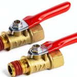 1/4" Heavy Duty Brass Ball Valve Shut Off Switch – BILAL 2 Pack-0