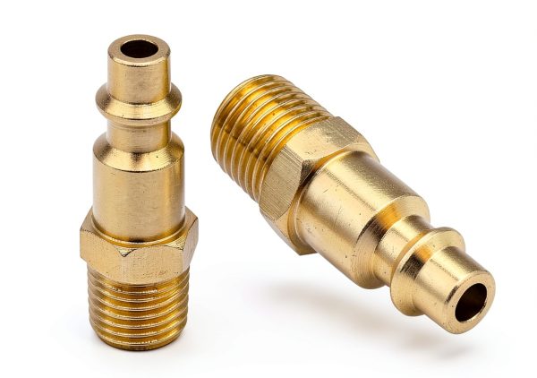 1/4 inch NPT Brass Ball Valve Kit with Air Plug Fitting by Qolekog-4