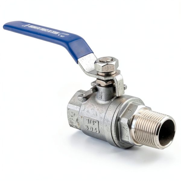 DERNORD Full Port Ball Valve 3/4 Inch - Male x Female Stainless Steel 304 Heavy Duty for Water, Oil, and Gas,1000WOG (3/4 Inch NPT)-3