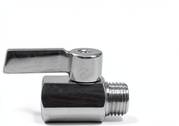Beduan Mini Ball Valve Stainless Steel 316 1/2" NPT Male x Female Shut-2