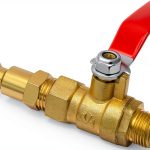 1/4 inch NPT Brass Ball Valve Kit with Air Plug Fitting by Qolekog-0