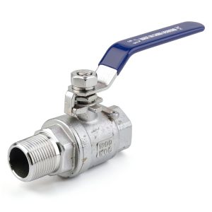 DERNORD Full Port Ball Valve 3/4 Inch - Male x Female Stainless Steel 304 Heavy Duty for Water, Oil, and Gas,1000WOG (3/4 Inch NPT)-0